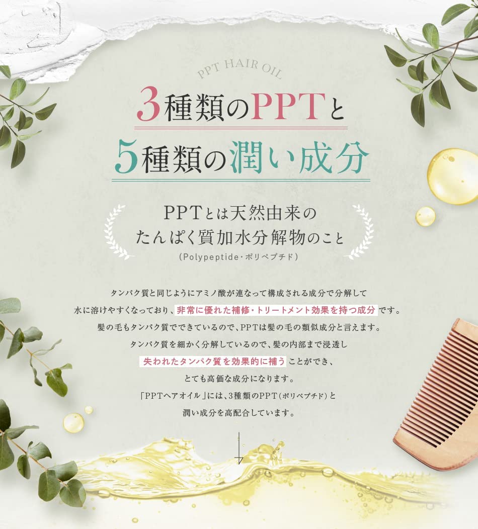 アイナボーテ PPTヘアオイル ヘアーオイル 60ml