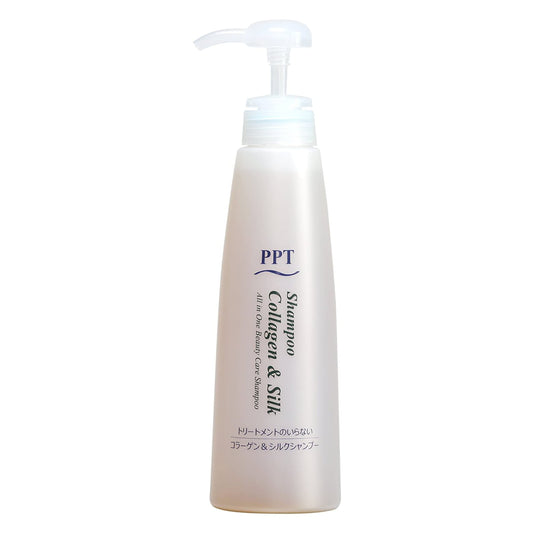 PPTコラーゲン&シルクシャンプー400ml 脂性肌~普通肌用(ふんわり)
